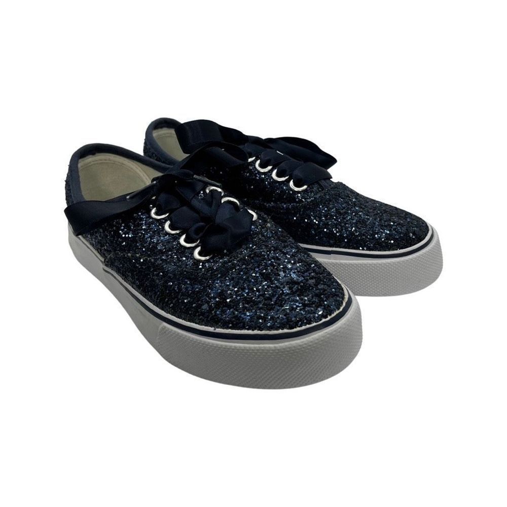 Restricted Glitz Glitter Kids Sneaker Navy, 13M